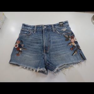 authentic A&F high rise short